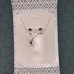 Vera Bradley May Birthstone Necklace and Earrings